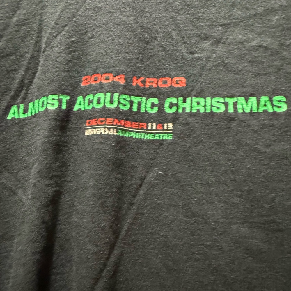 Vintage Men’s 2004 KROQ Acoustic Christmas Concert Short sleeve t-Shirt, M - Picture 5 of 5